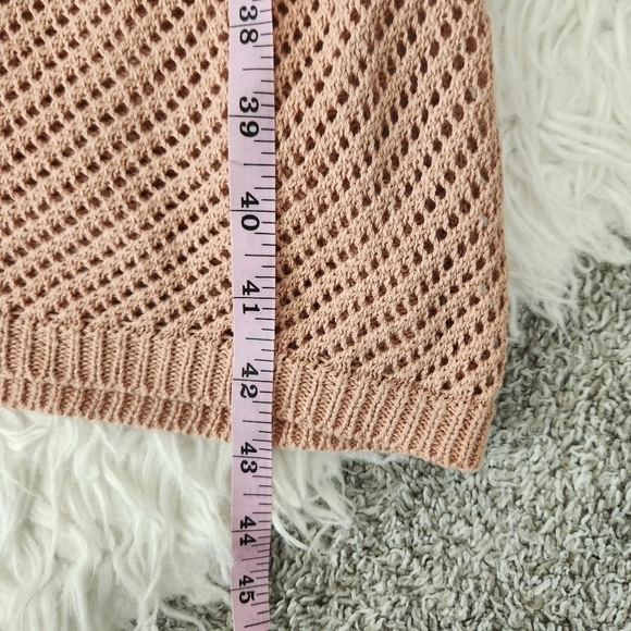 FCT With Love Pointelle Knit Tank Dress. Nude. Size Medium. New. - Picture 7 of 10